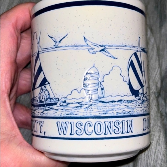 Door County White Ceramic Mug - Picture 2 of 12